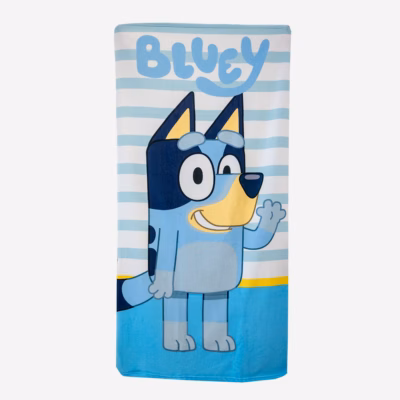 Toalla Playa Microfibra Bluey 70 x 140 Cm