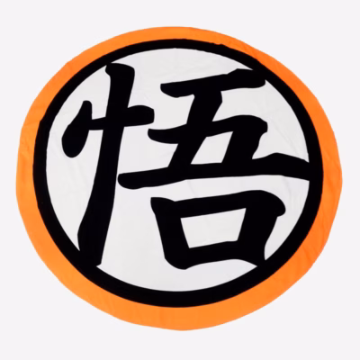 Toalla Playa Redonda Microfibra Dragon Ball 130 x 130 Cm