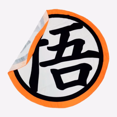 Alternative view of Toalla Playa Redonda Microfibra Dragon Ball 130 x 130 Cm