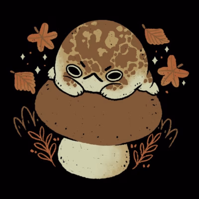 Cute Rain Frog in Autumn