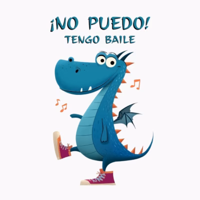 Dragón Bailarín Divertido ¡No Puedo! Tengo Baile Humor Musical
