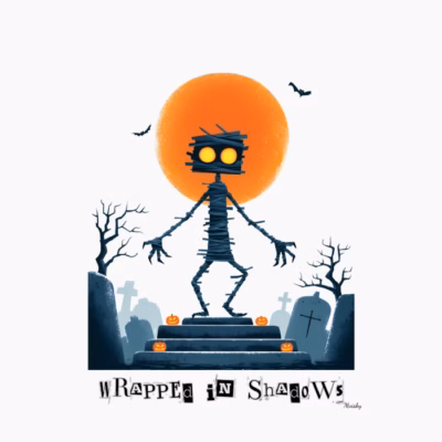 Momia embarullada, spooky halloween