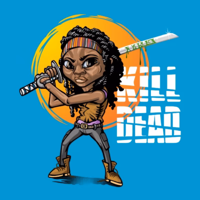 Michonne cartoon style