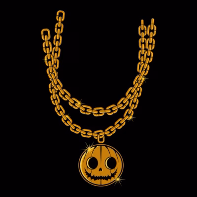 pumpkin necklace