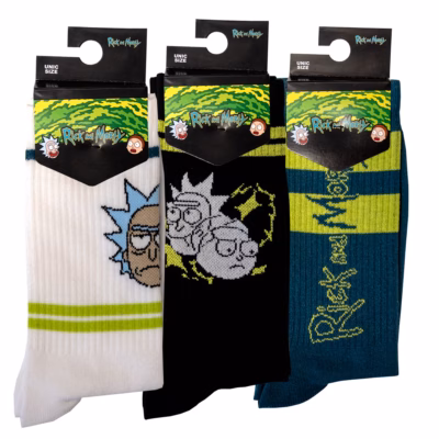 Calcetines Sport Adulto Rick y Morty