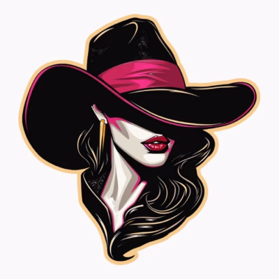 Femme Fatale Hat Woman