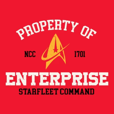 property of enterprise star trek shirtwoot
