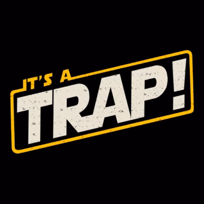 its a trap logo shirtwoot