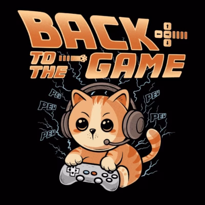 Bact to The Game - Funny Cat
