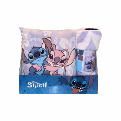 Set de Manta Con Cojín Lilo y Stitch