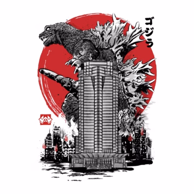 Classic Kaiju Attack on Nakatomi Plaza