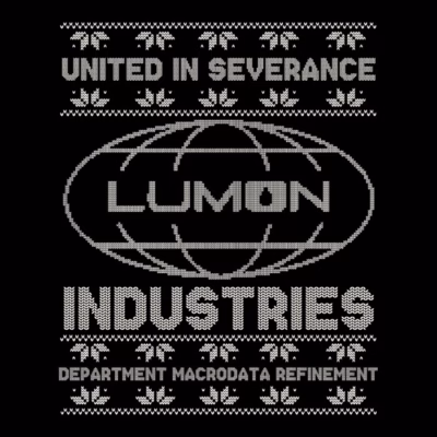 lumon industries ugly sweater shirtwoot