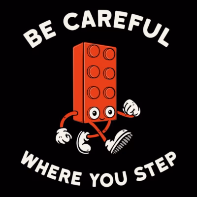 be careful where you step v2 shirtwoot
