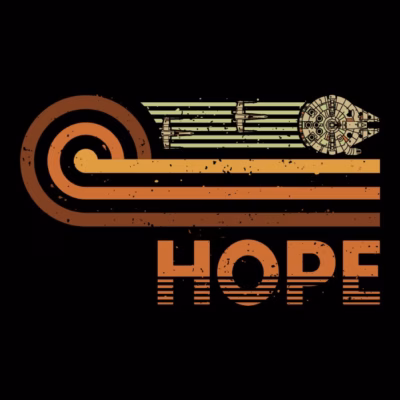 retro vintage hope w