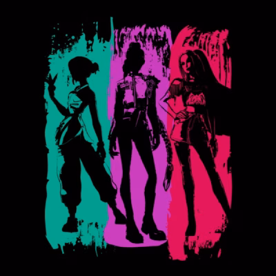 Demon Hunters Brushstrokes