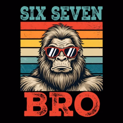 Six - Seven Bro Gorila con gafas