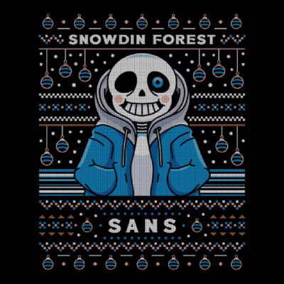 Snowdin Forest Ugly Sweater