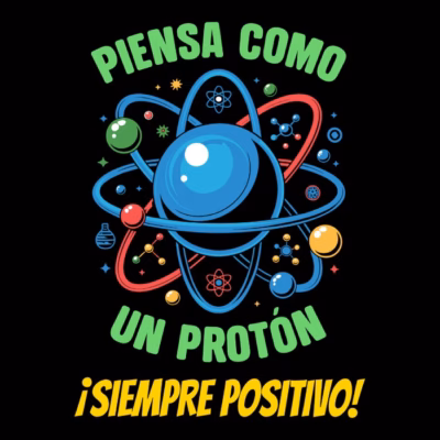 Piensa como un protón ¡Siempre Positivo!