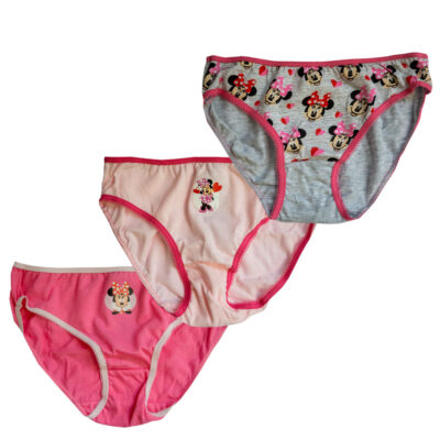 Pack de 3 Braguitas Niña Minnie Hello Kitty regalo original 2